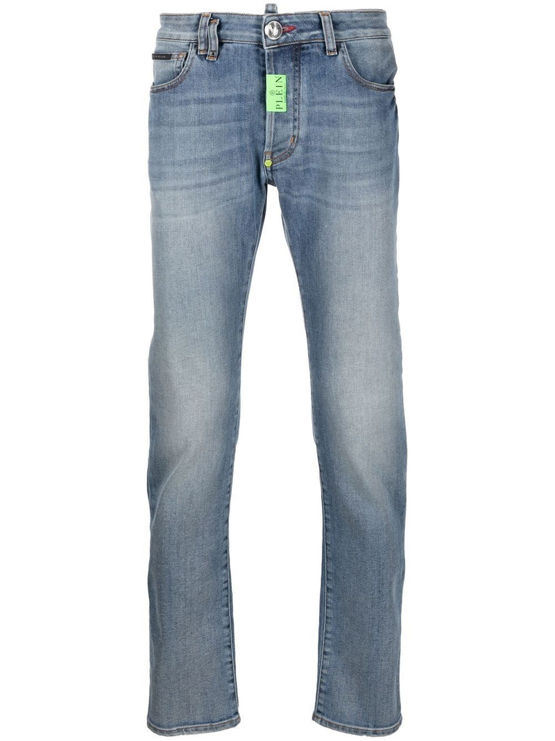 Hexagon straight-cut jeans 1