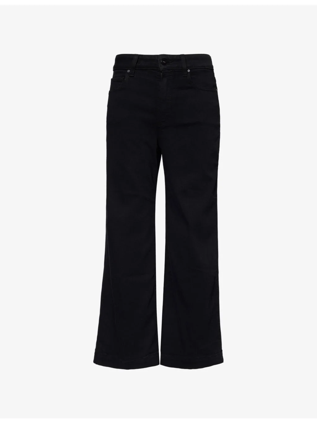 Anessa high-rise wide-leg stretch-denim jeans - 1