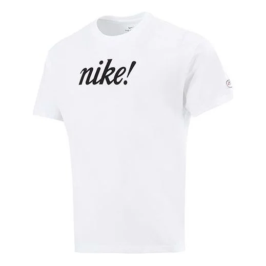 Nike As Men's Nike Sportsweartee Tecn Moji Causual Sports Letter Printing Male White DA0448-100 - 1