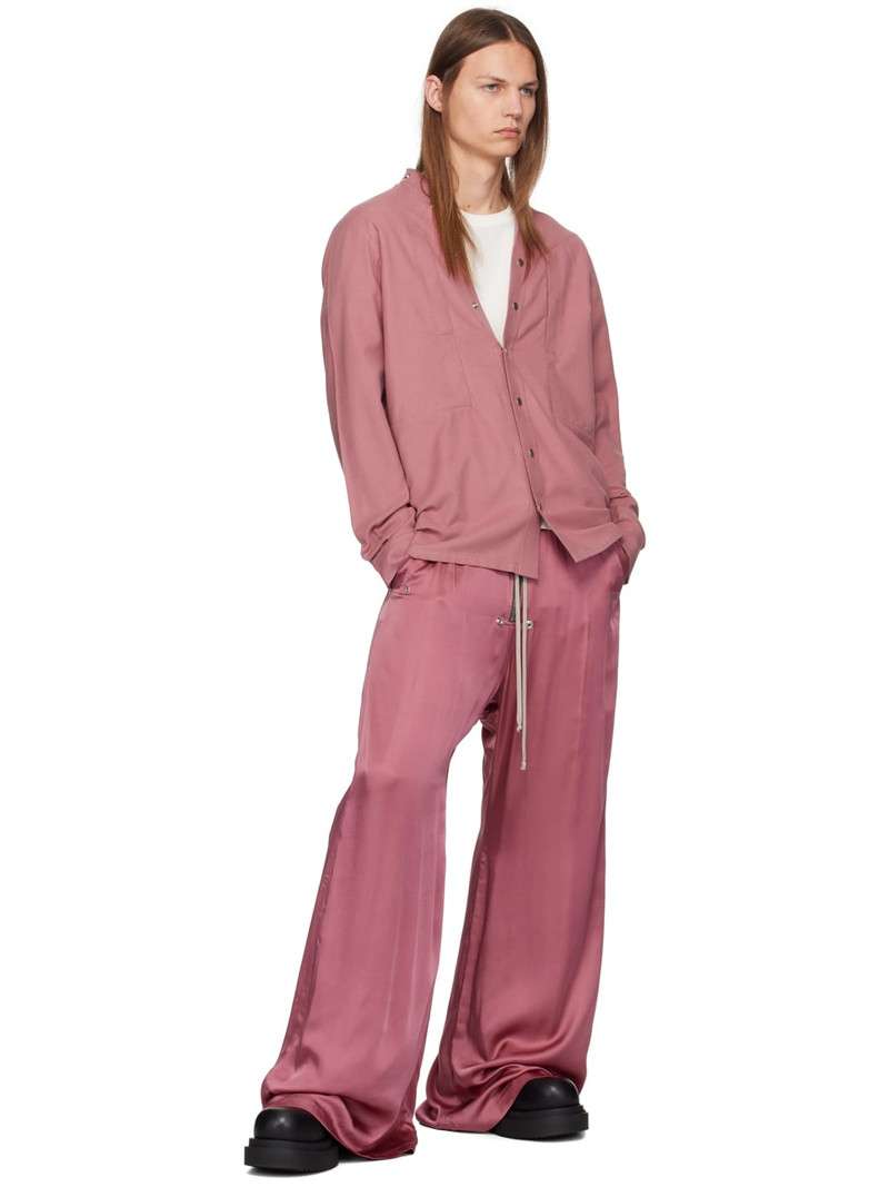Rick Owens Pink Porterville Larry Fogpocket Long Sleeve Shirt outlook