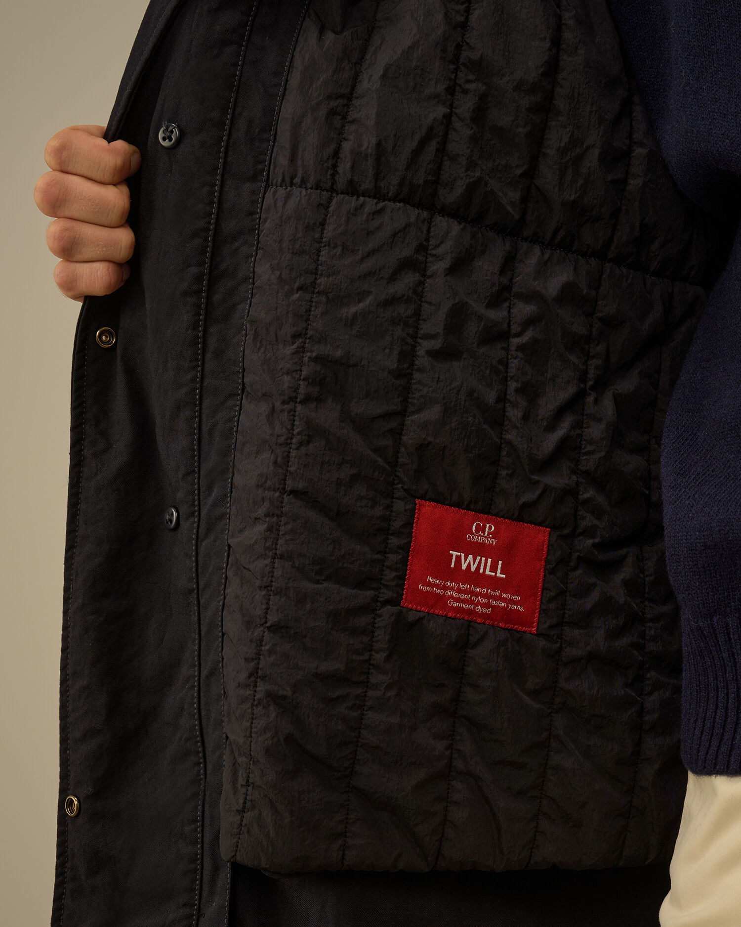 Twill Fishtail Padded Coat - 7