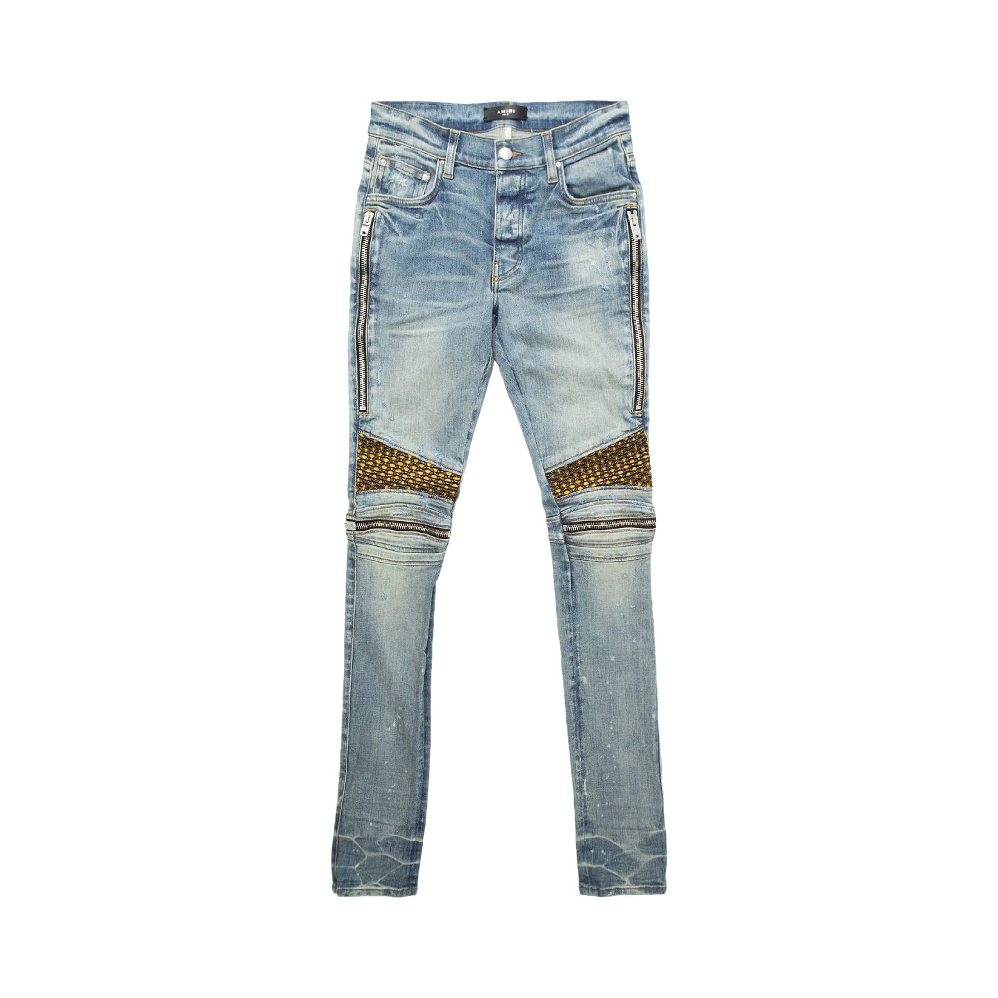 Amiri Velvet PJ MX2 Jean 'Clay Indigo' - 1