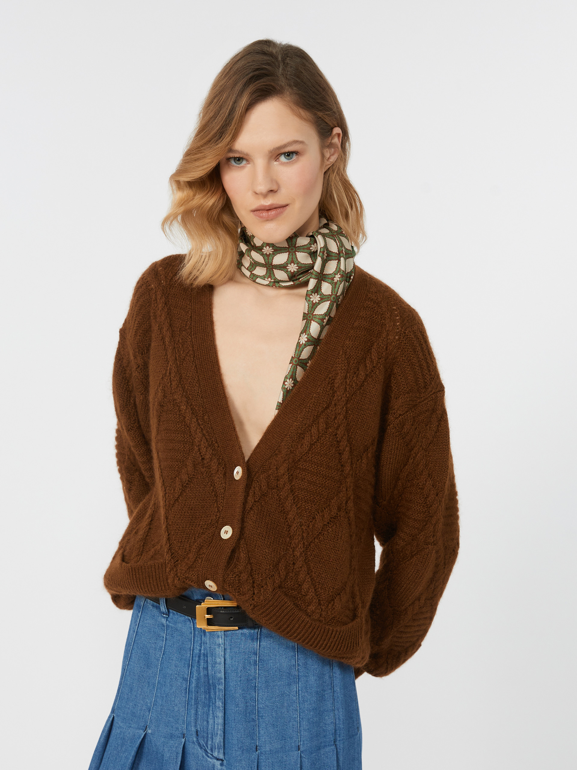 BOLERO Mohair blend cardigan - 5