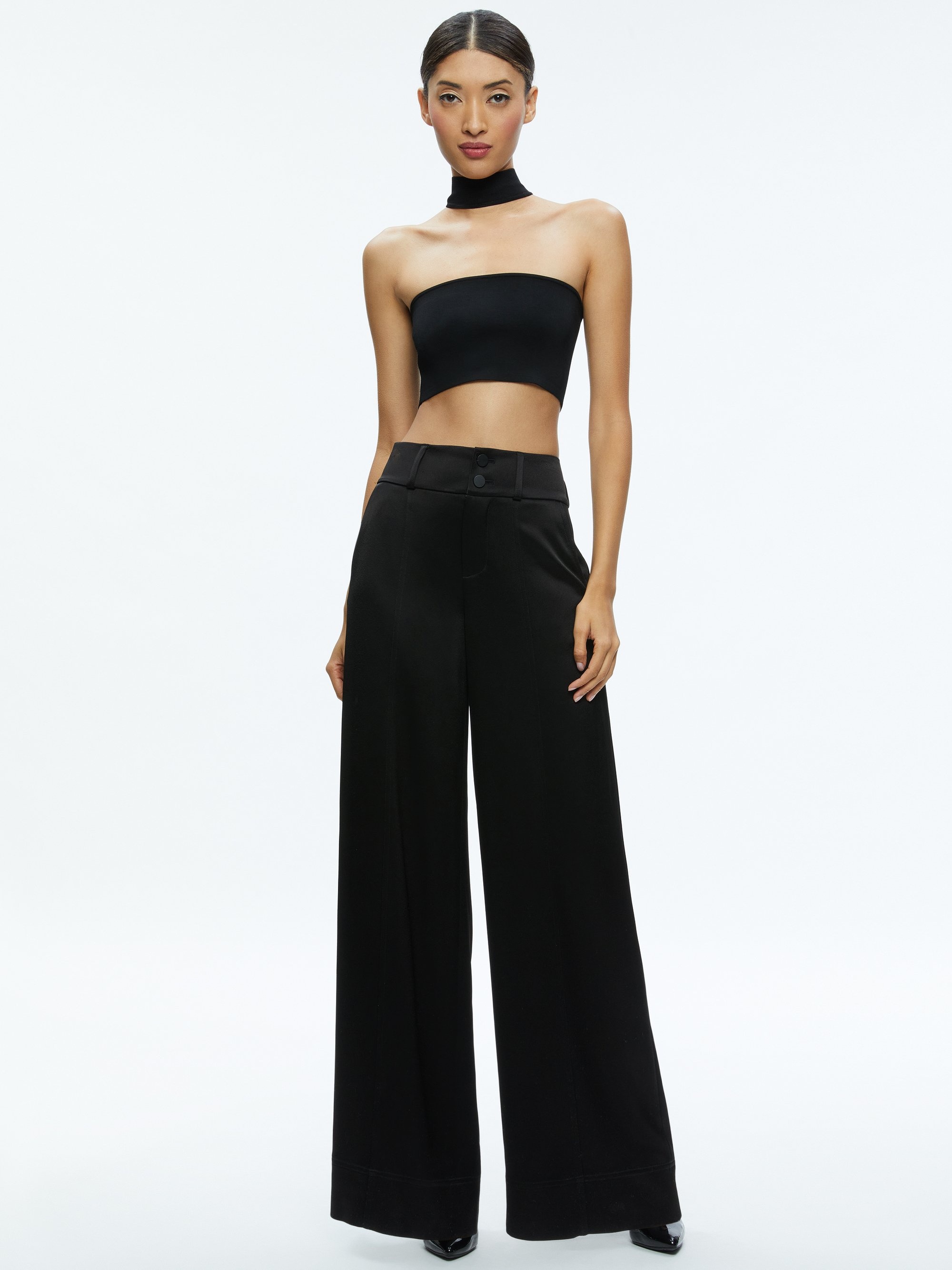 RAYA MOCK NECK RACERBACK CROPPED PULLOVER - 4