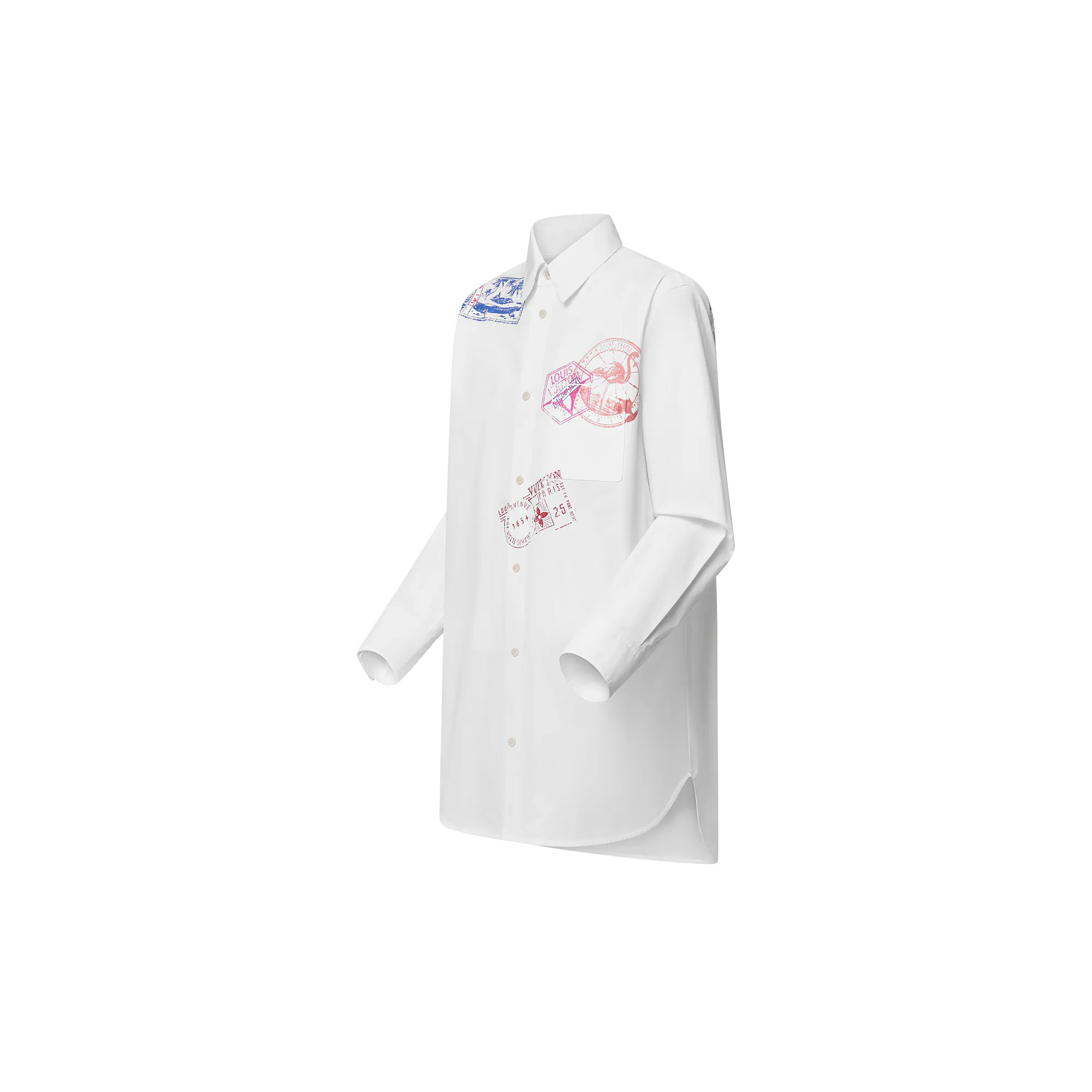 Travel Stamp Long Shirt - 2