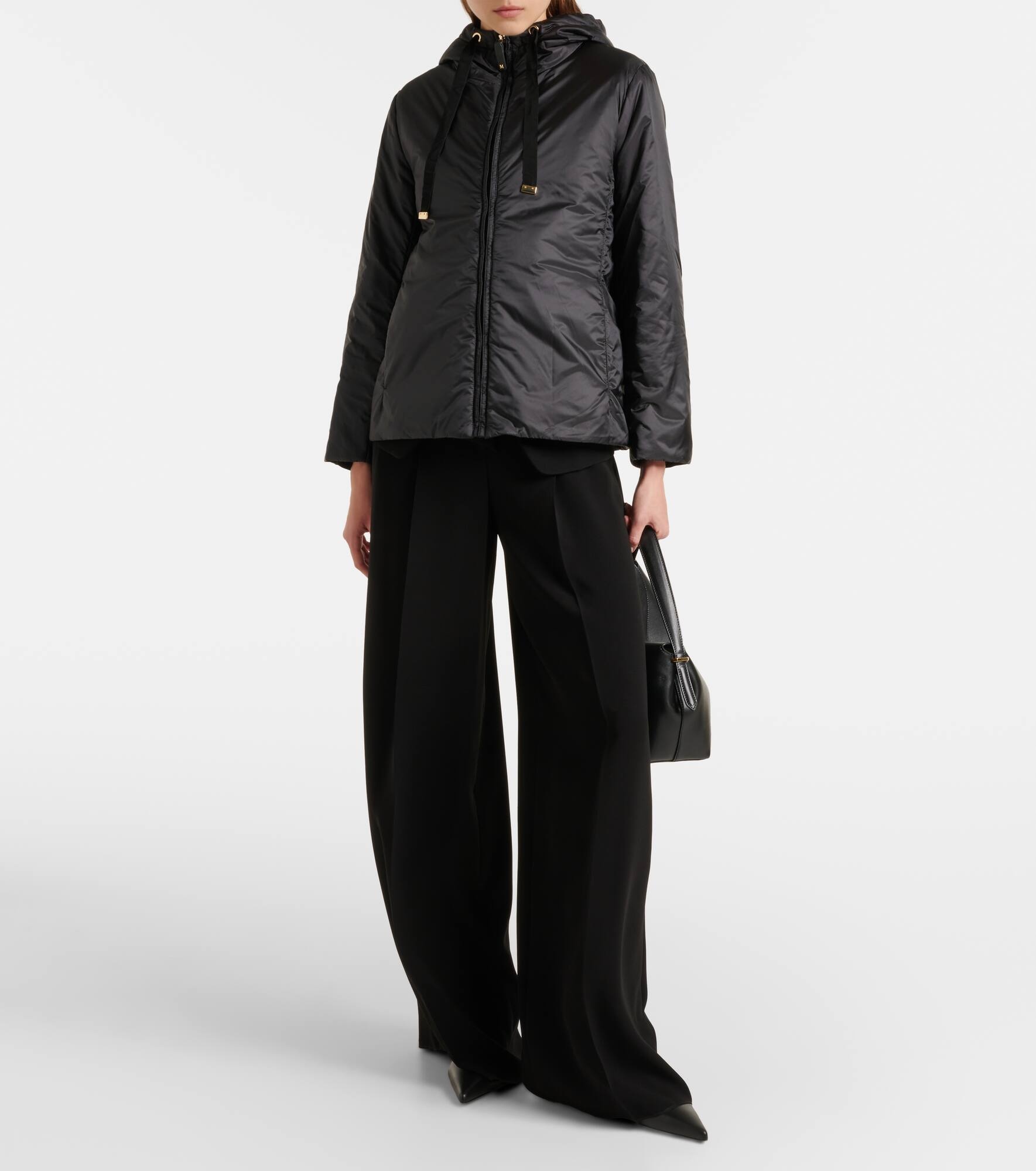 Greenh coated canvas rain jacket - 6