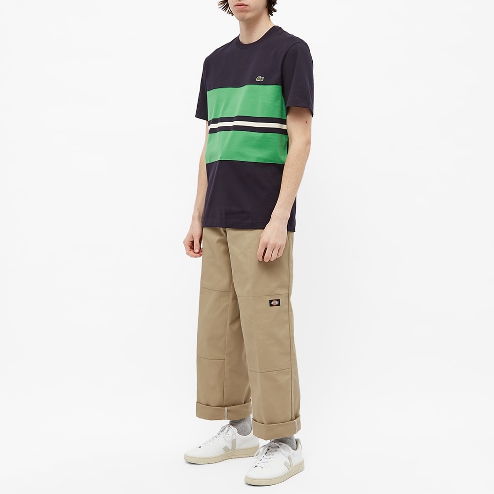 Lacoste Block Stripe Tee - 5