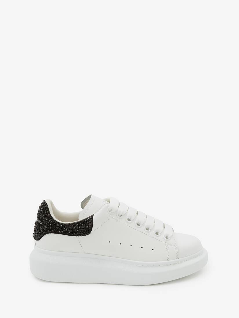 Women's Oversized Sneaker in White/jet Black - 1