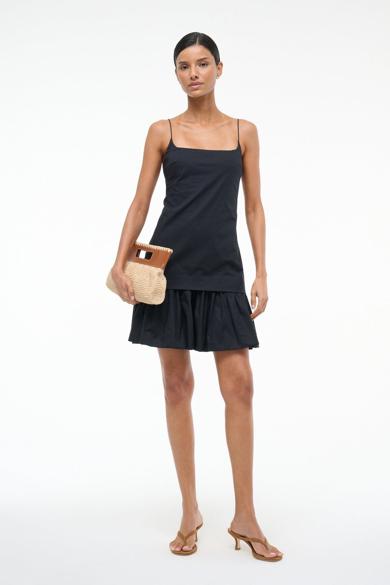 STAUD STAUD ARI MINI DRESS BLACK outlook