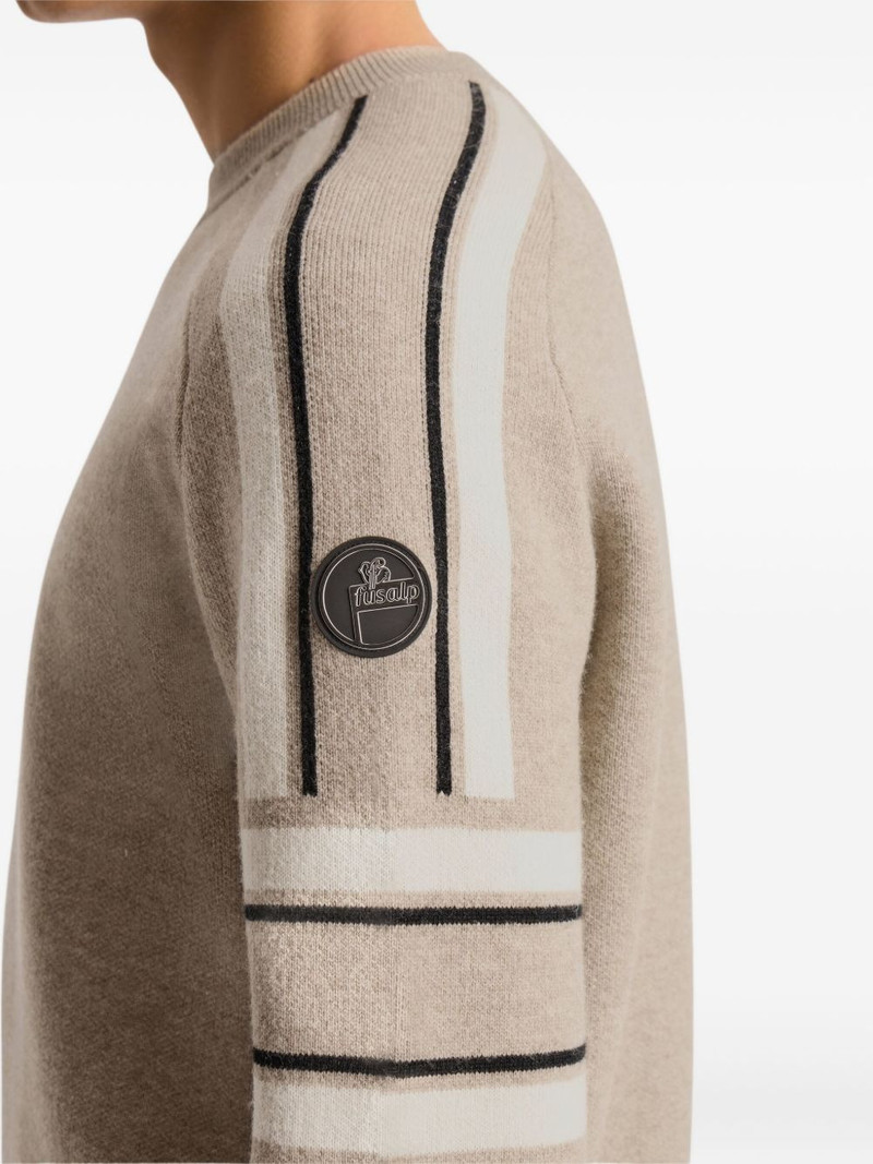 jacquard-striped sweater 5