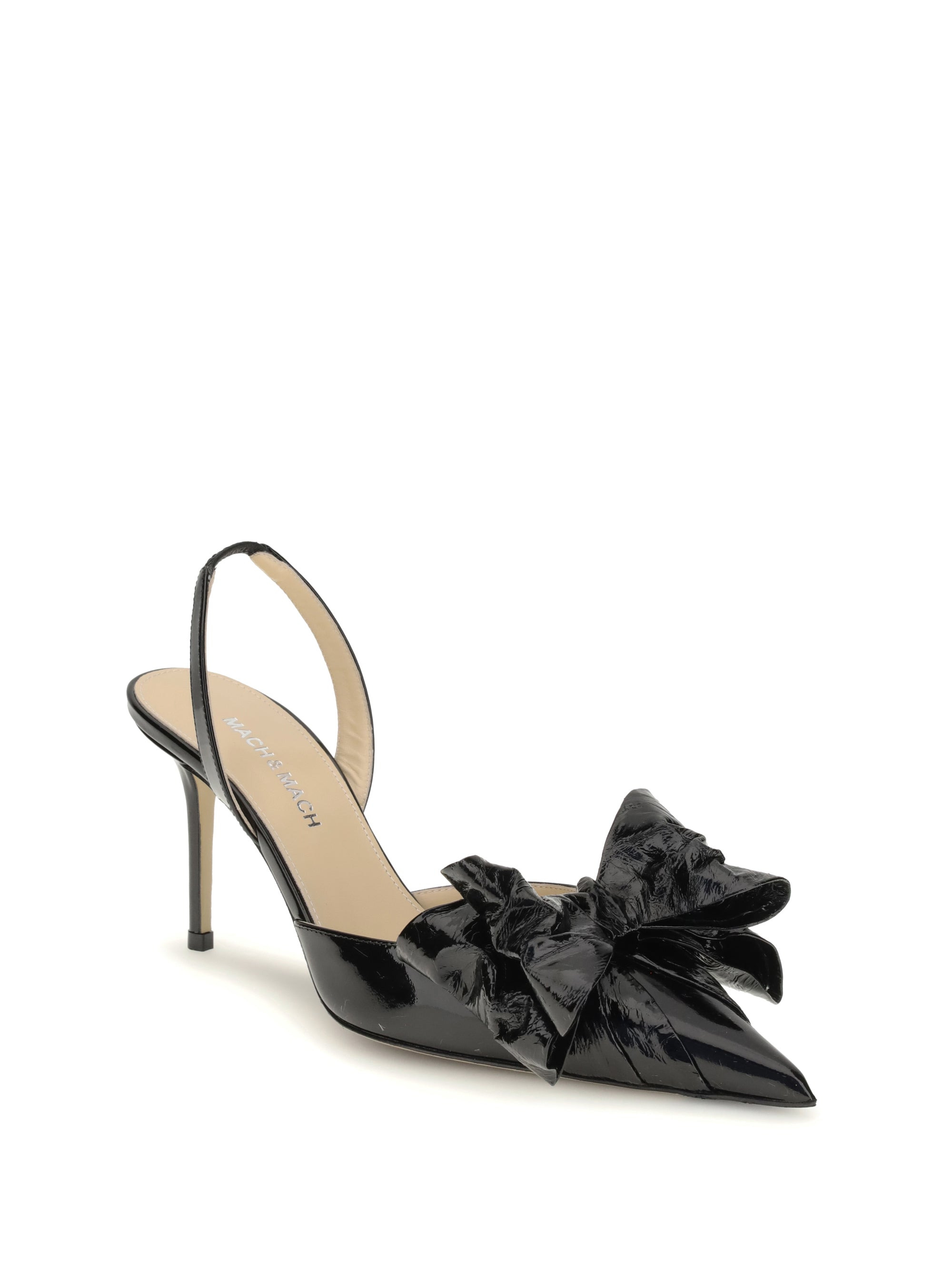 Mach & Mach Women ''Le Cadeau'' Wrapped Leather Slingbacks - 2