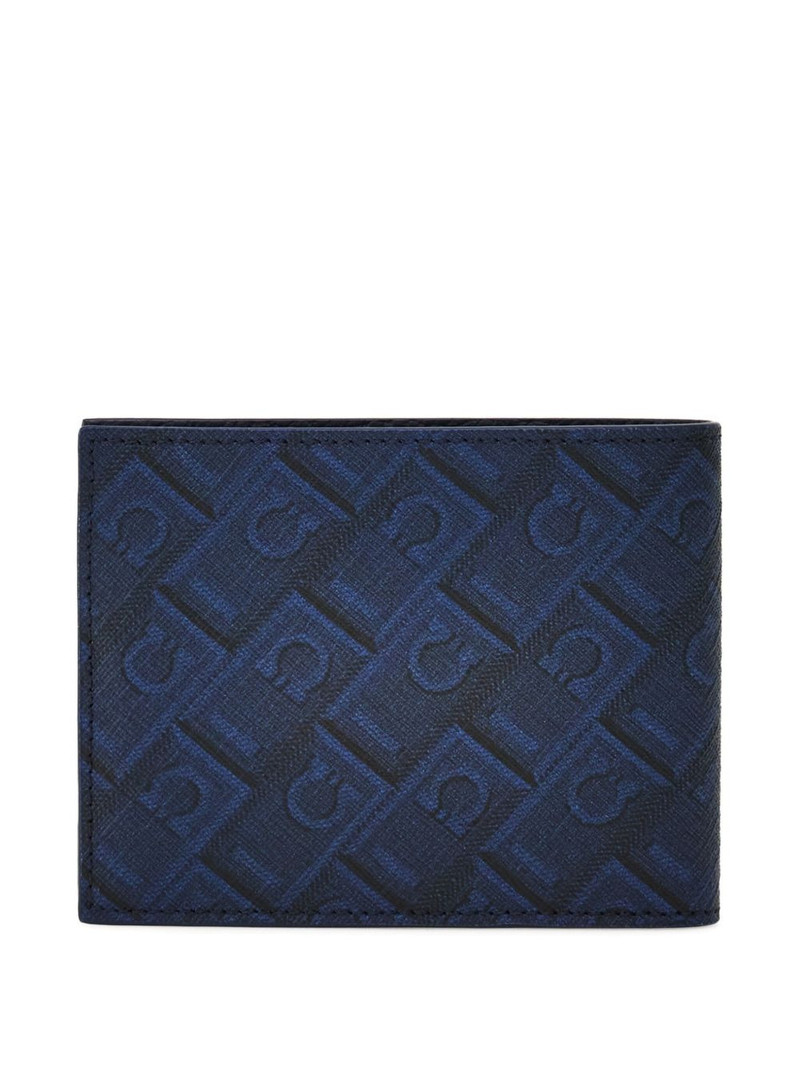 FERRAGAMO monogram print wallet outlook