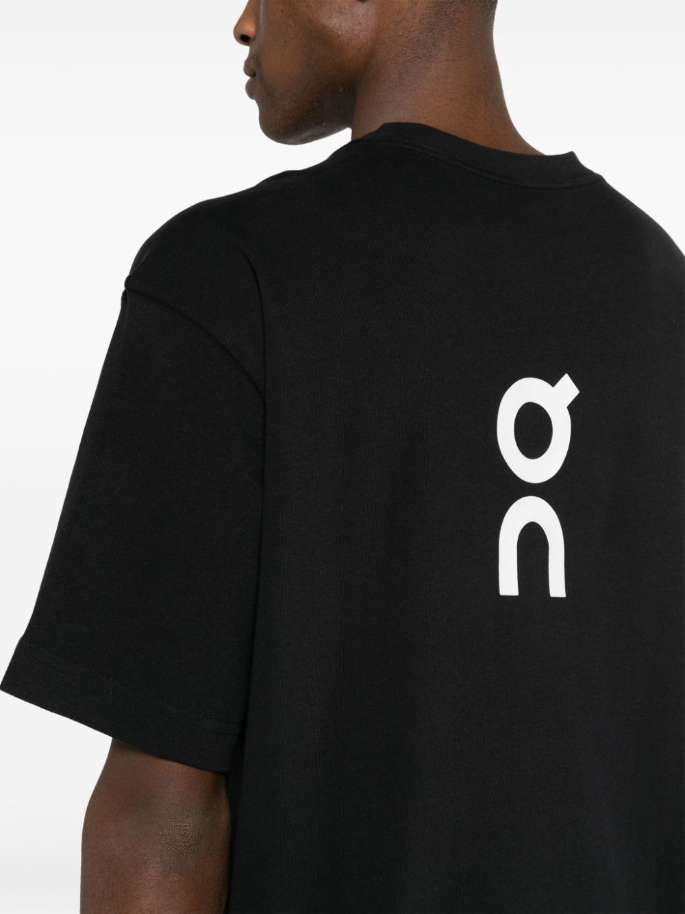 logo-print organic-cotton T-shirt - 5