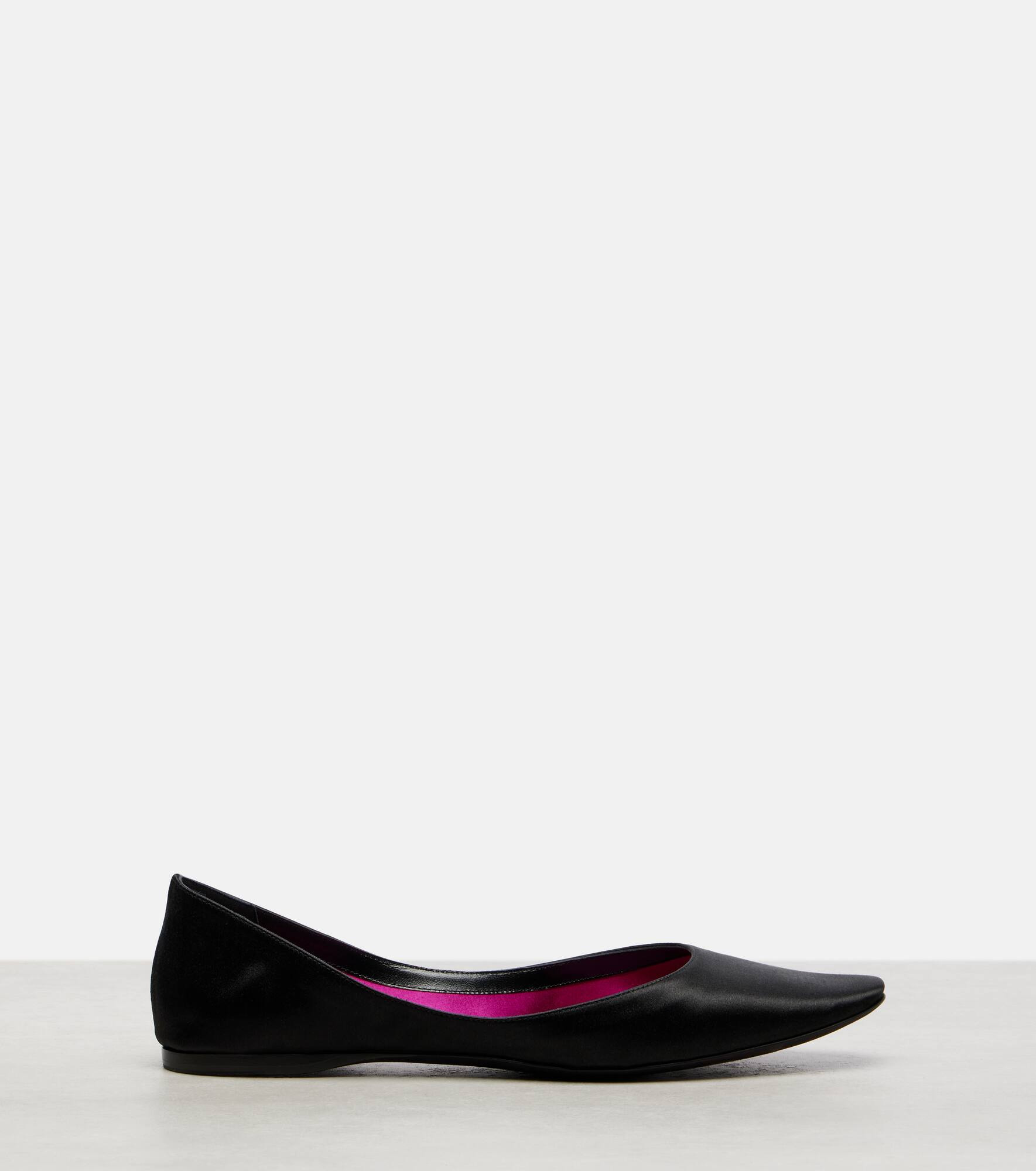 Lou satin crêpe ballet flats - 4