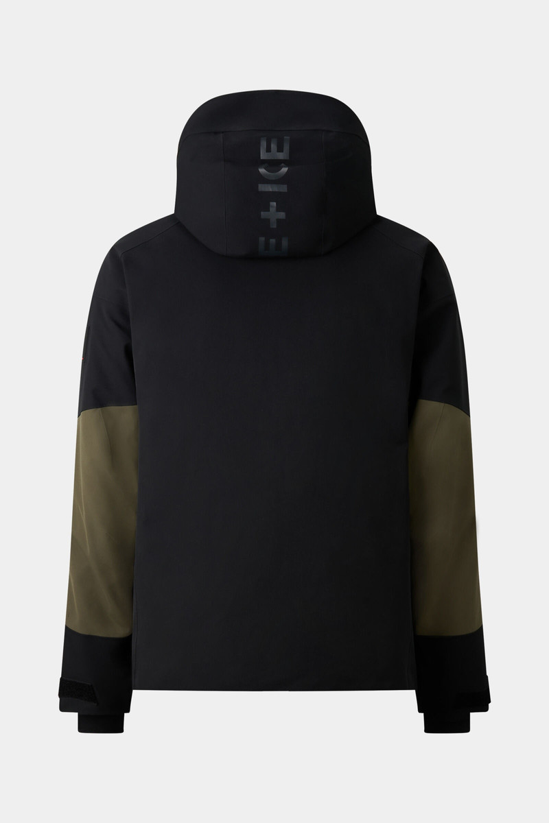 Tajo Ski jacket in Black/Olive green 3