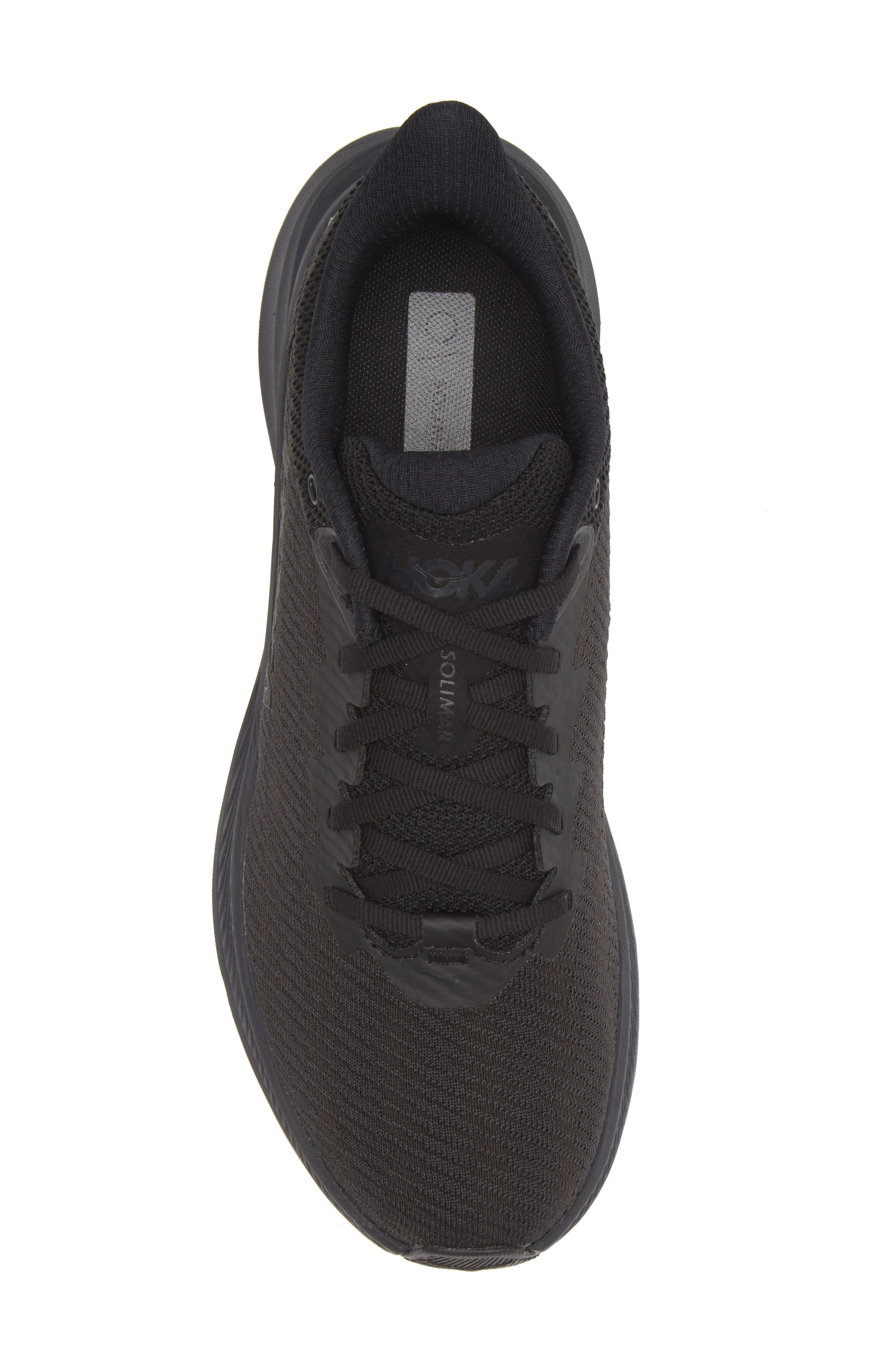 HOKA Solimar Running Shoe in Black /Black at Nordstrom - 5