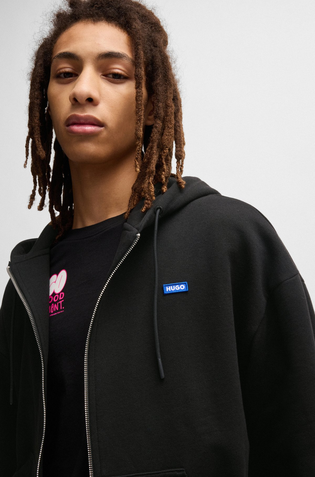 ALL-GENDER RELAXED-FIT HOODIE IN COTTON TERRY - 5