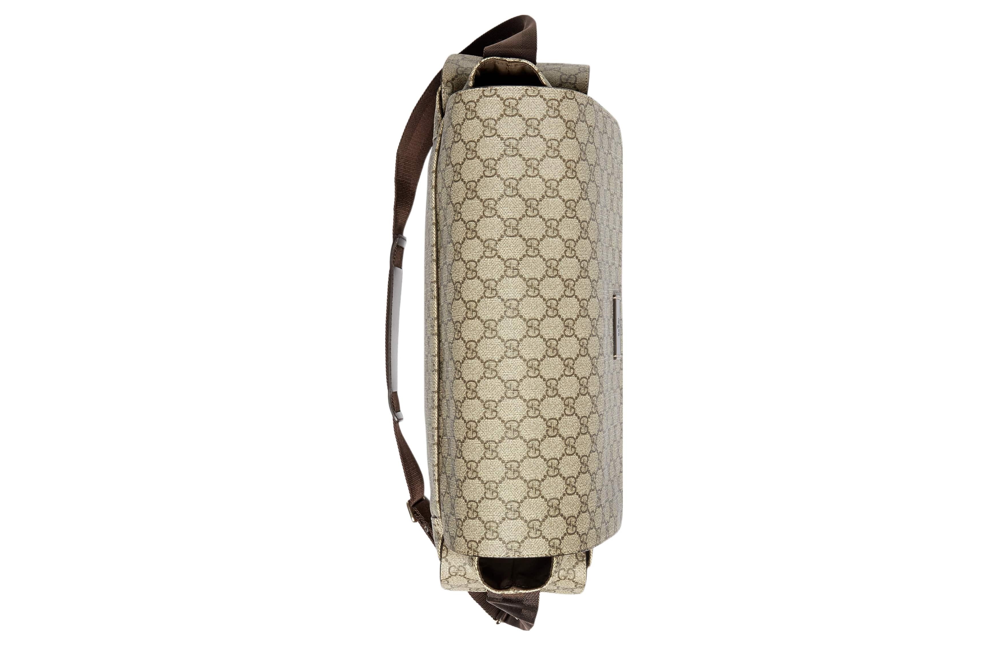 Gucci GG Supreme Plus Diaper Bag 'Beige Brown' 211131-KGDIG-8588 - 6