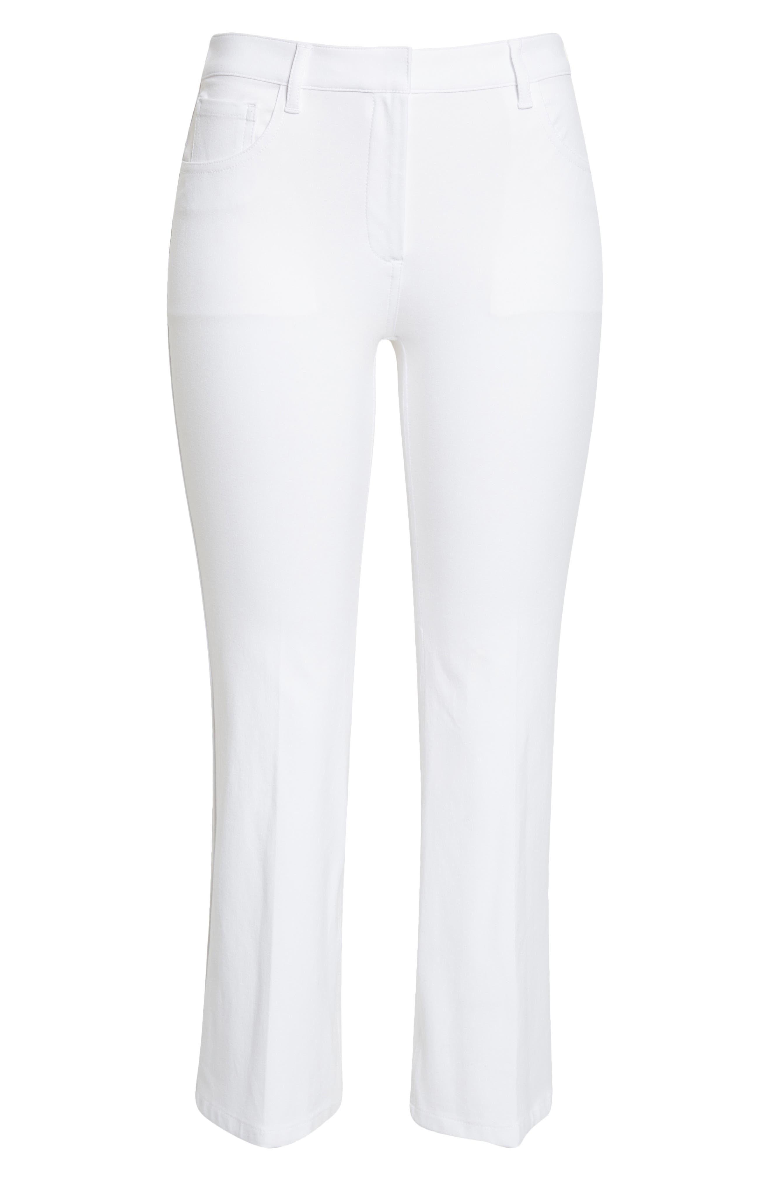Theory Kick Flare Pants in White at Nordstrom - 5