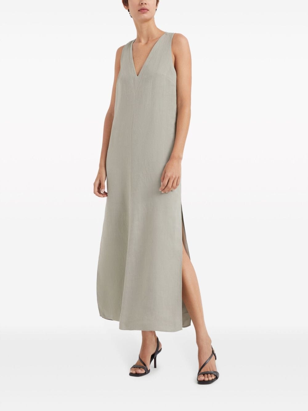 sleeveless maxi dress - 3