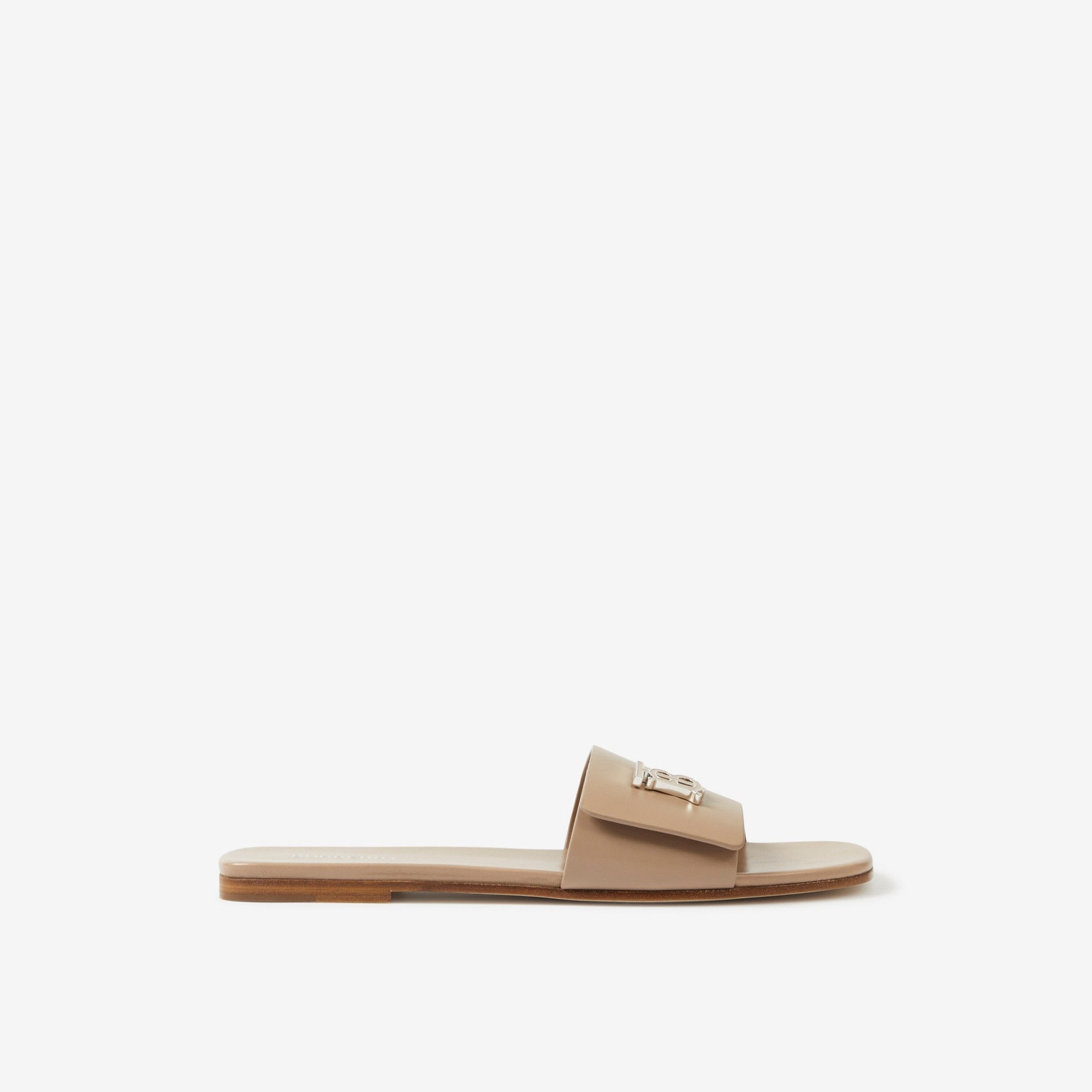 Monogram Motif Leather Slides - 1