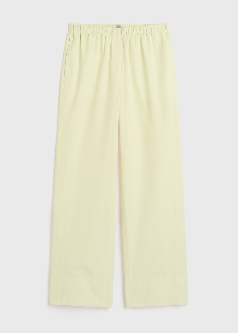 Twisted seam boxer trousers straw 1