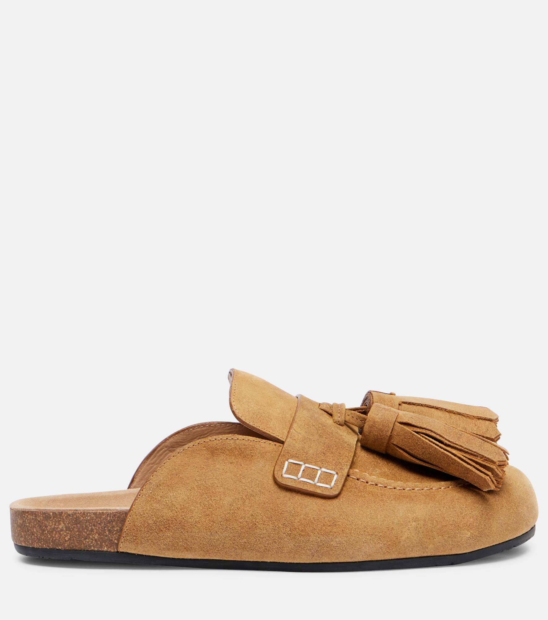 Suede mules - 4