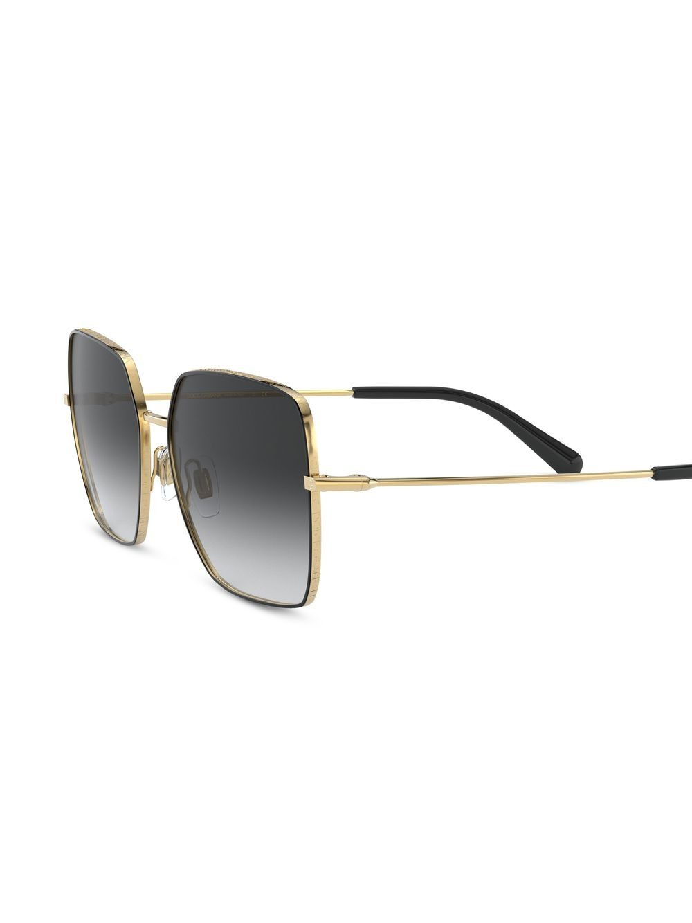 logo frame sunglasses - 6