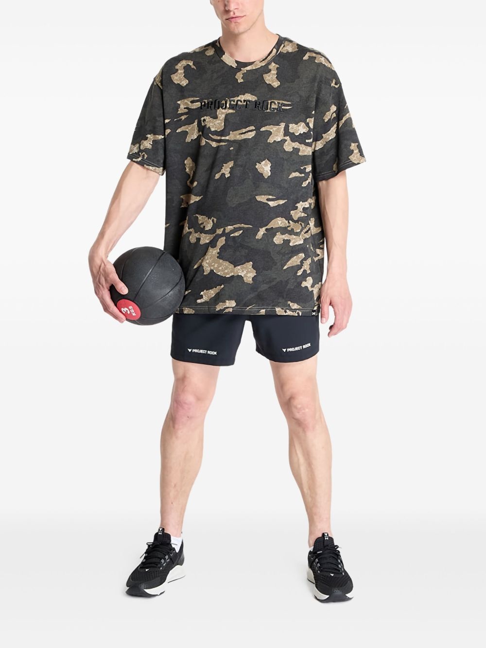Project Rock camo-print T-shirt - 2