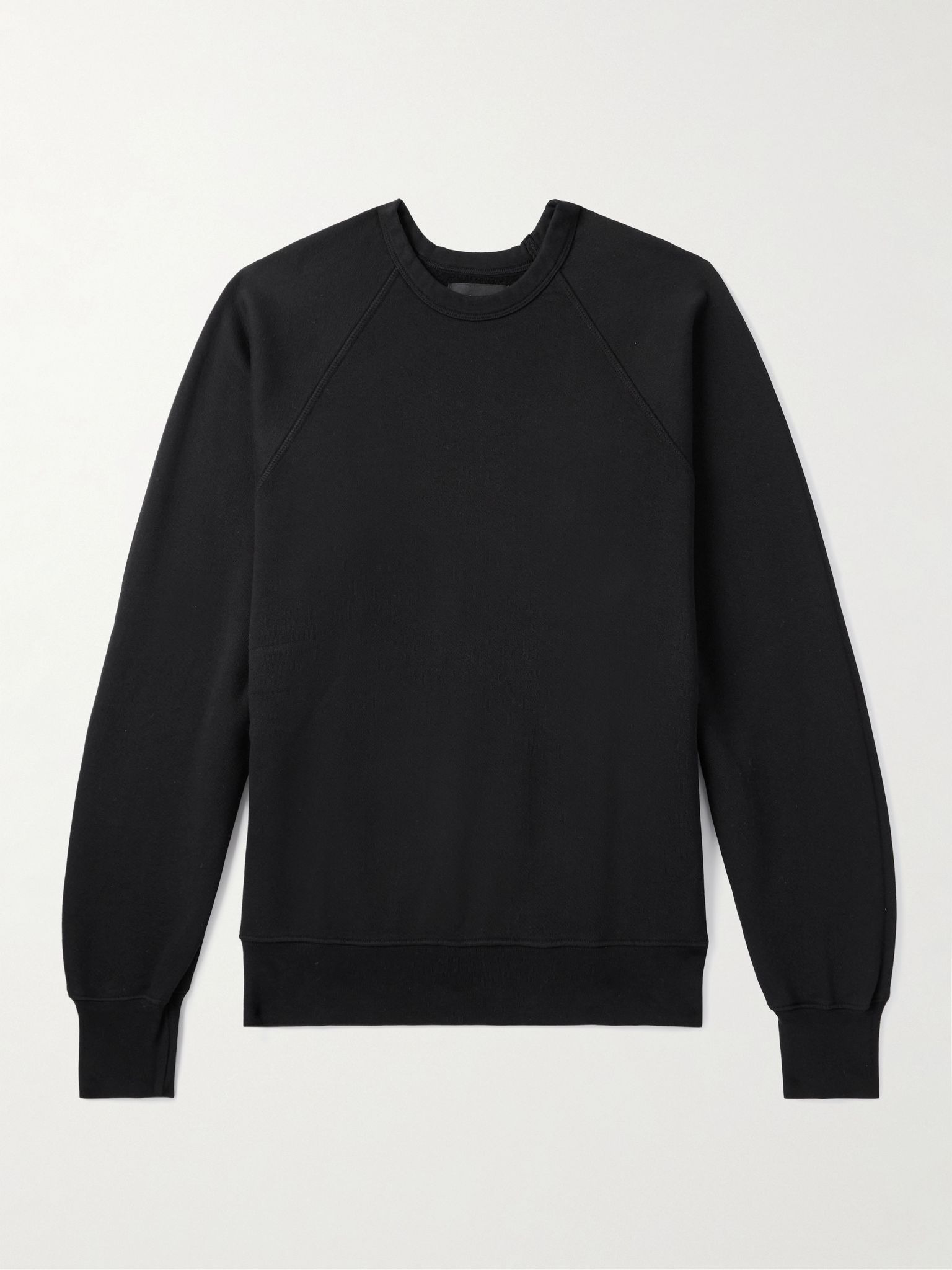 Cotton-Jersey Sweatshirt Black - 1