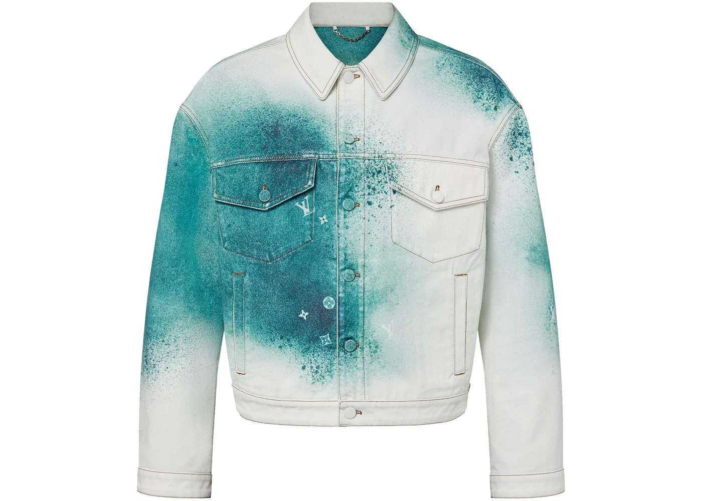 Louis Vuitton LV Spray Denim Jacket Multicolor - 1