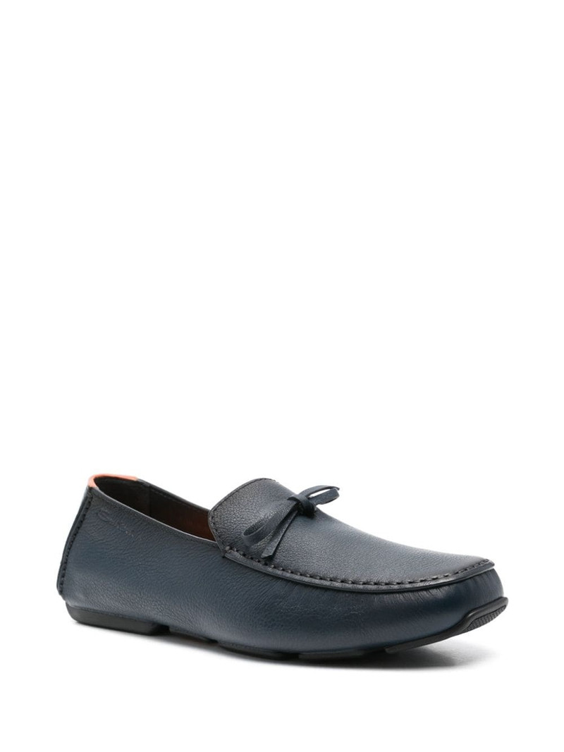 Santoni bow loafers outlook