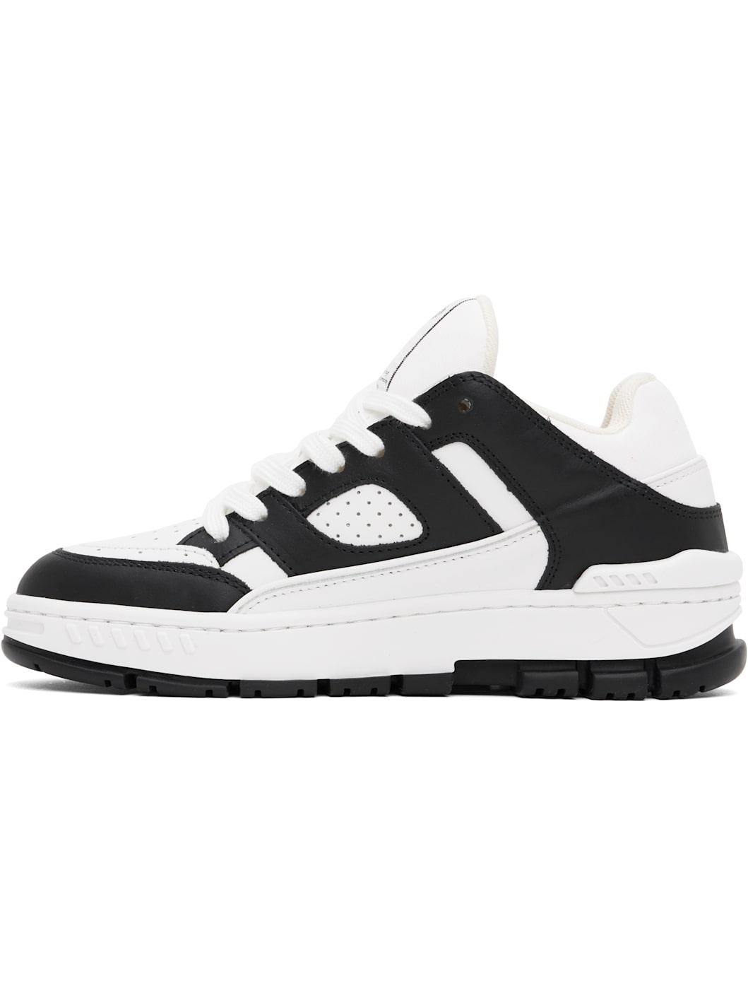 White & Black Area Lo Sneakers - 3