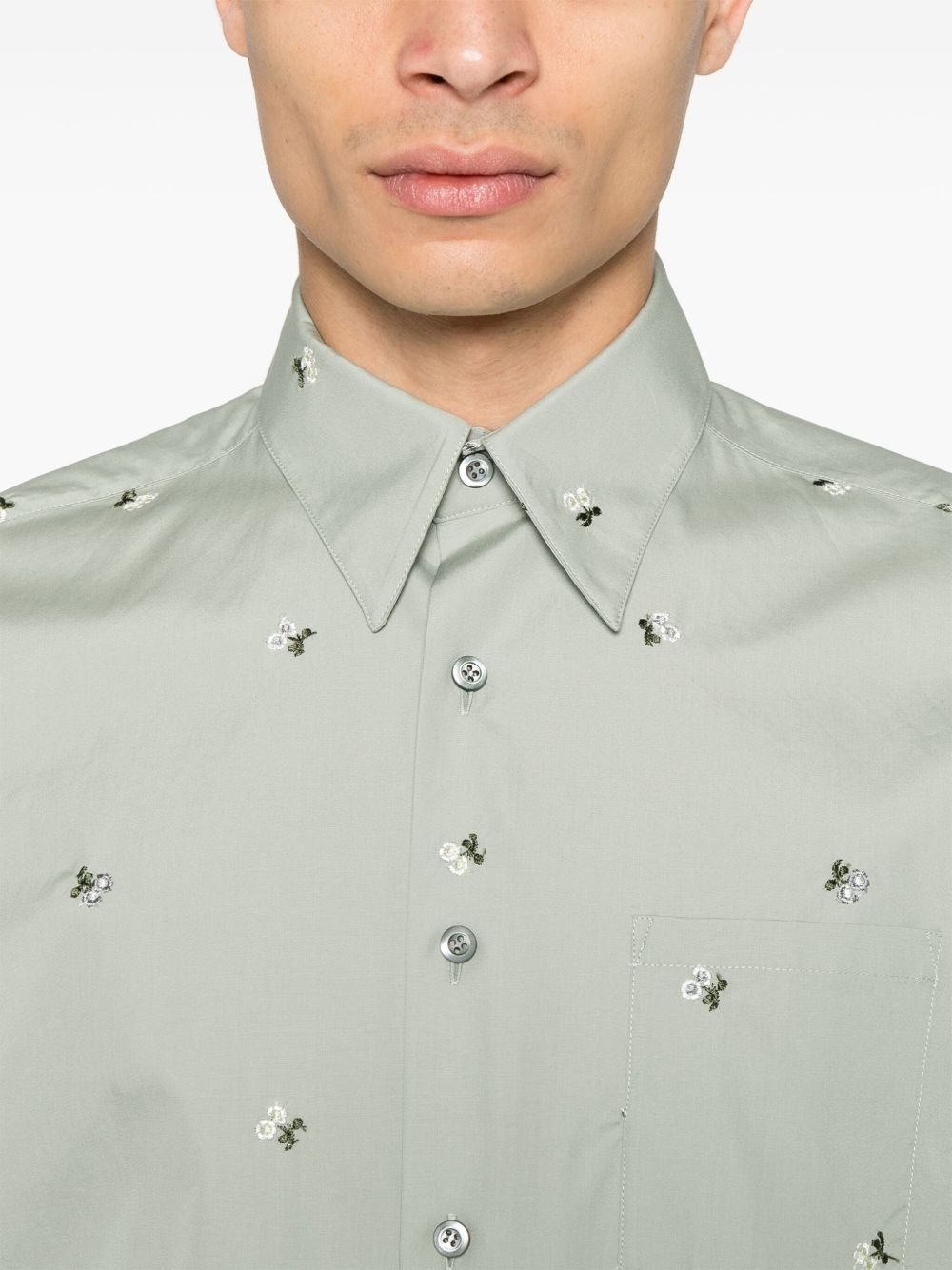 argile flowers poplin shirt - 5
