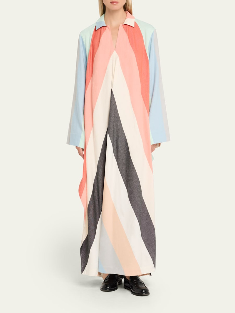 MARRAKSHI LIFE The V-Neck Caftan Dress outlook