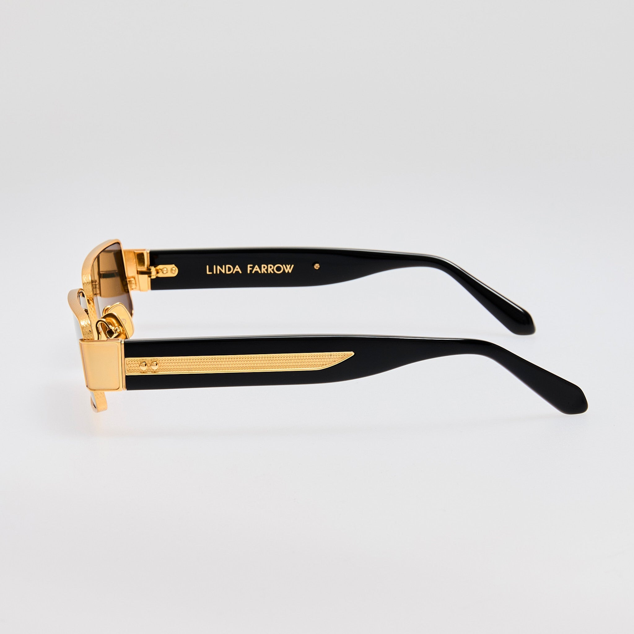 Kaia Sunglasses in Grey and Gold - 6