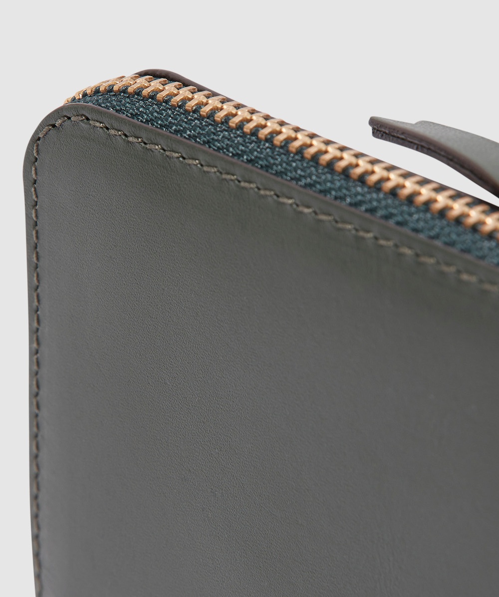 SA3100 CLASSIC LEATHER ZIP WALLET - 4