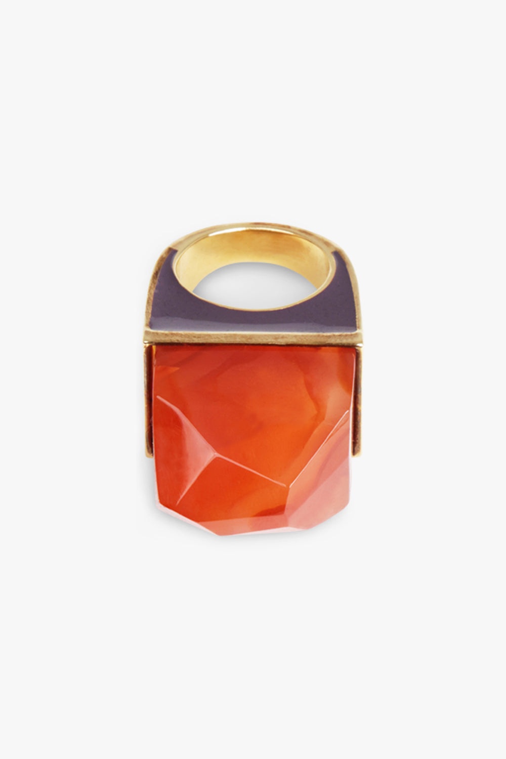 05220 SEMI PRECIOUS STONE RING | CORNELIAN - 2