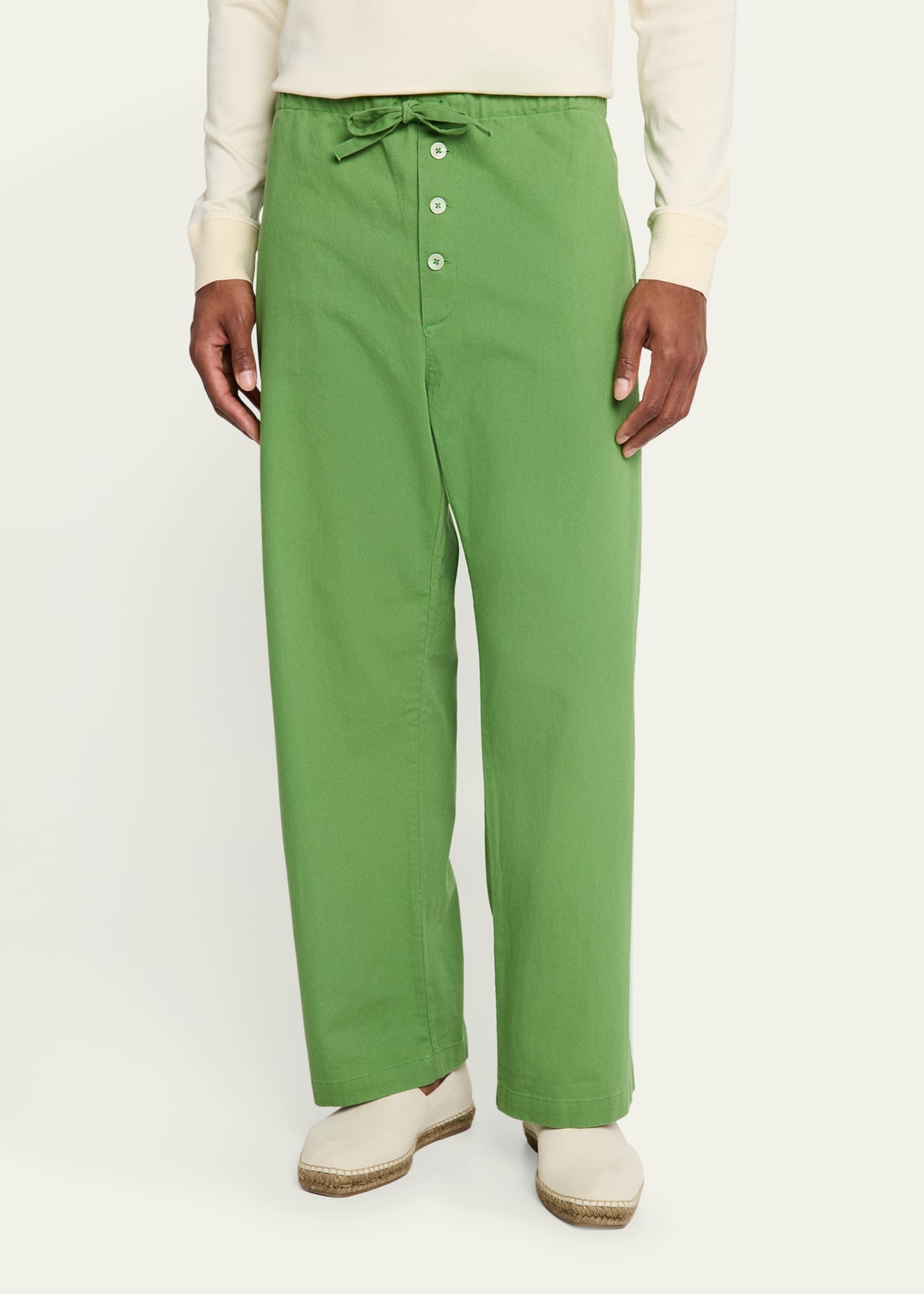 Men's Cotton Twill Pajama Pants - 4