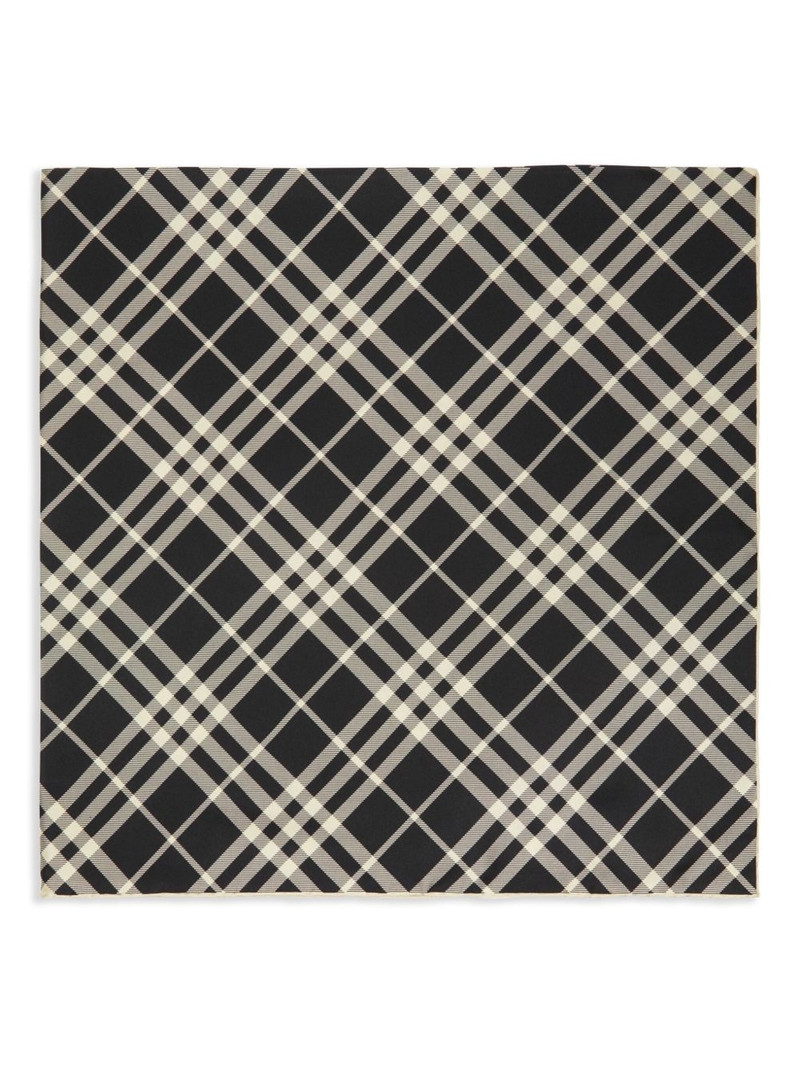 Burberry check scarf outlook