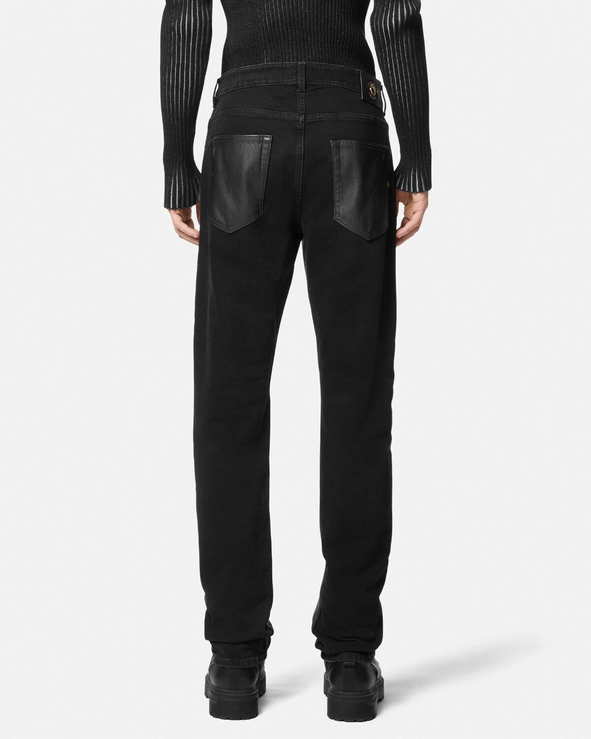 Coated Slim-Fit Jeans - 5