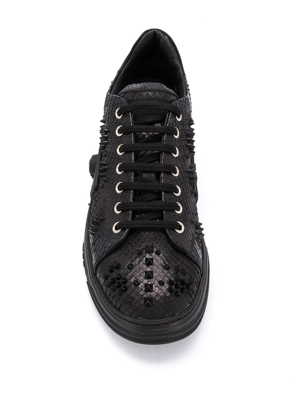 Skull Low-Top Sneakers - 4