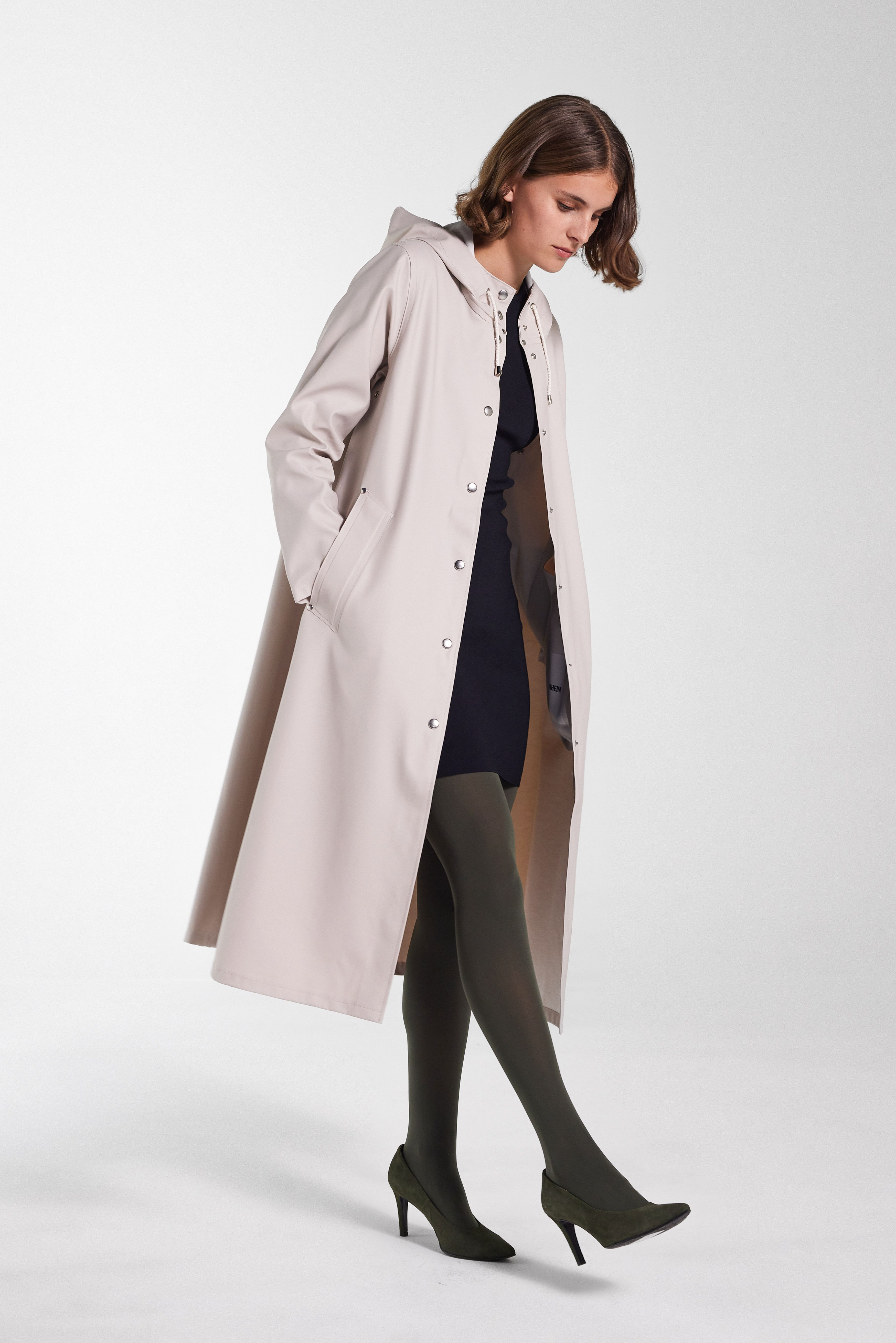 Mosebacke Long Raincoat Light Sand - 4