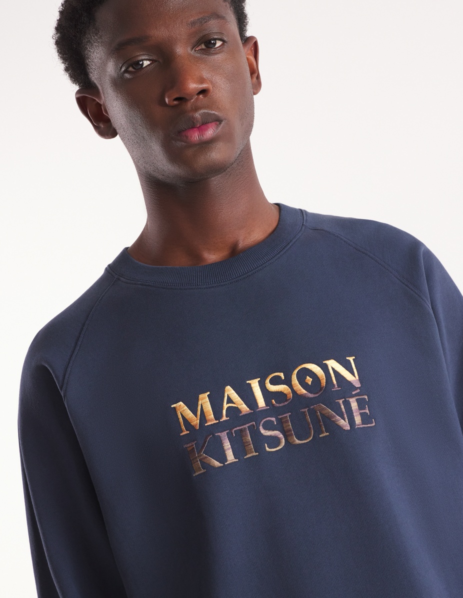 MAISON KITSUNE｜ (GRADIENT MAISON KITSUNE OVERSIZE SWEAT Maison Kitsuné GRADIENT MAISON KITSUNE OVERSIZE SWEATSHIRT