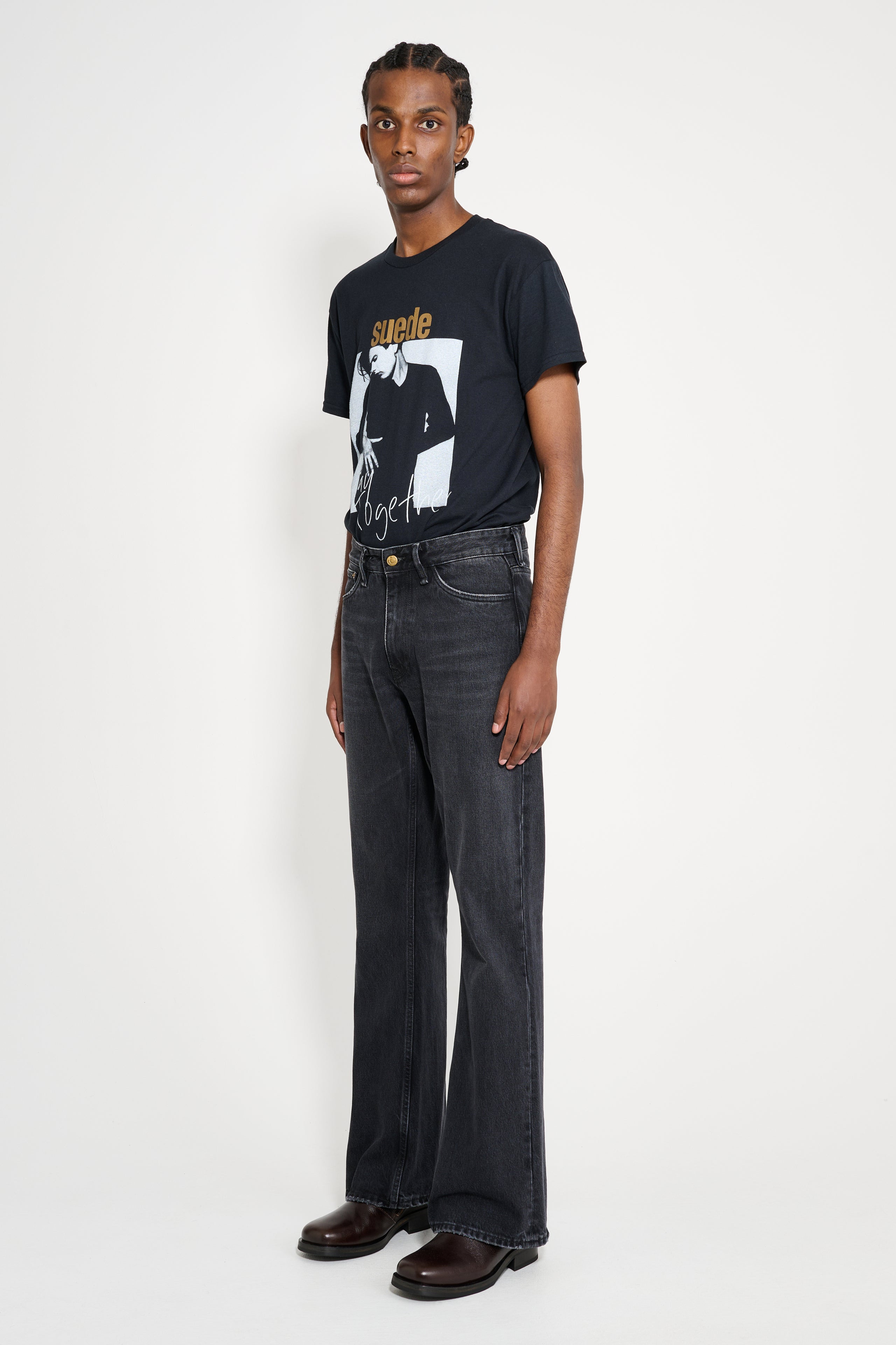 STOCKHOLM SURFBOARD CLUB BOOTCUT JEANS BLACK - 5