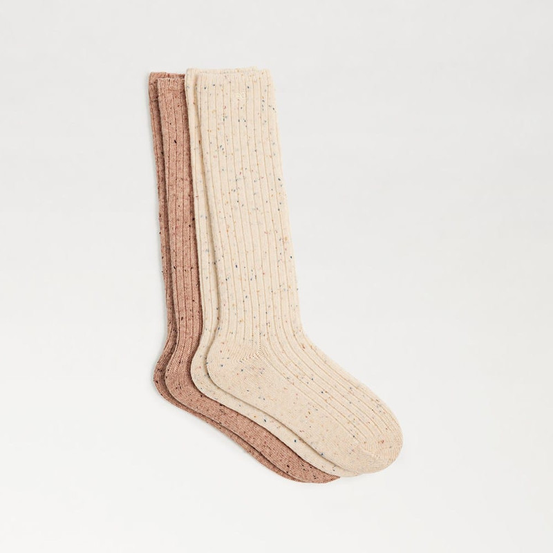 2 Pack Sparkle Rib Slouchy Socks 1
