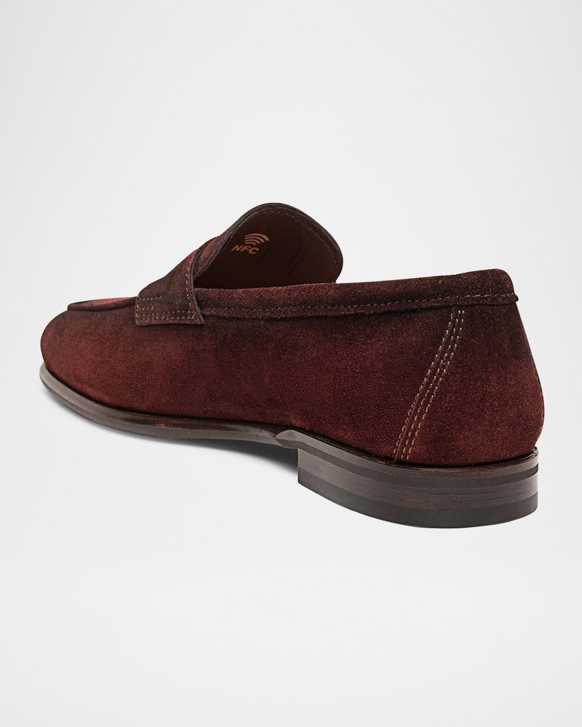 Men's Carlos Suede Penny Loafers - 3