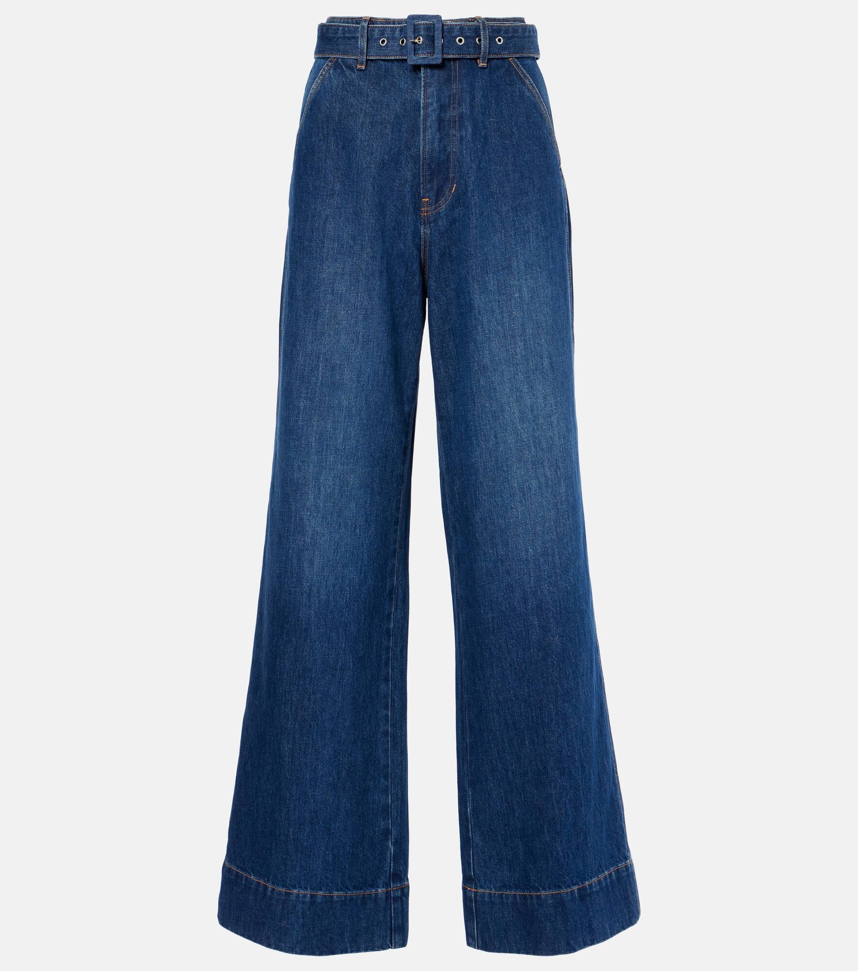 Taylor high-rise wide-leg jeans - 1