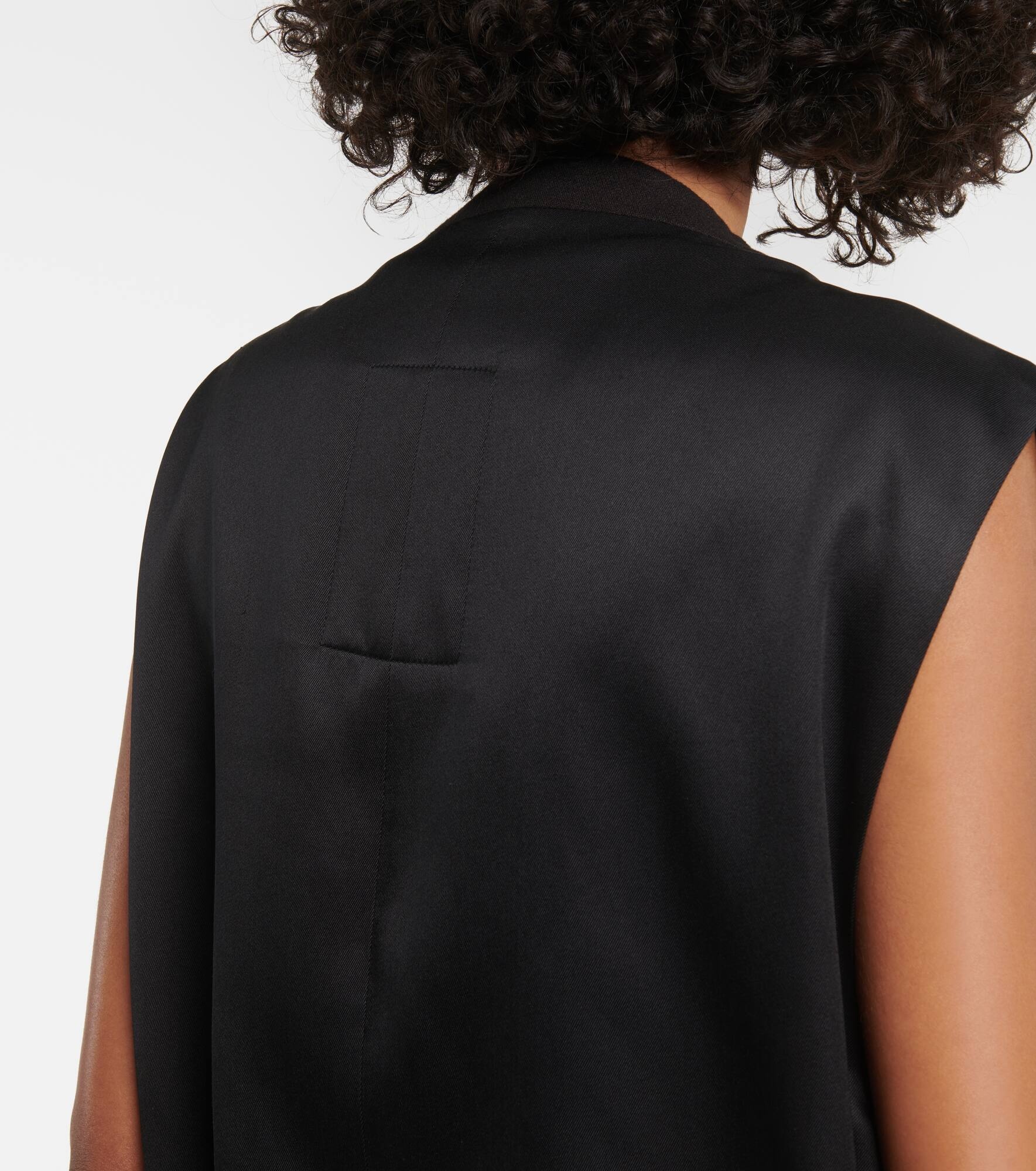 Layered cotton-blend vest - 7