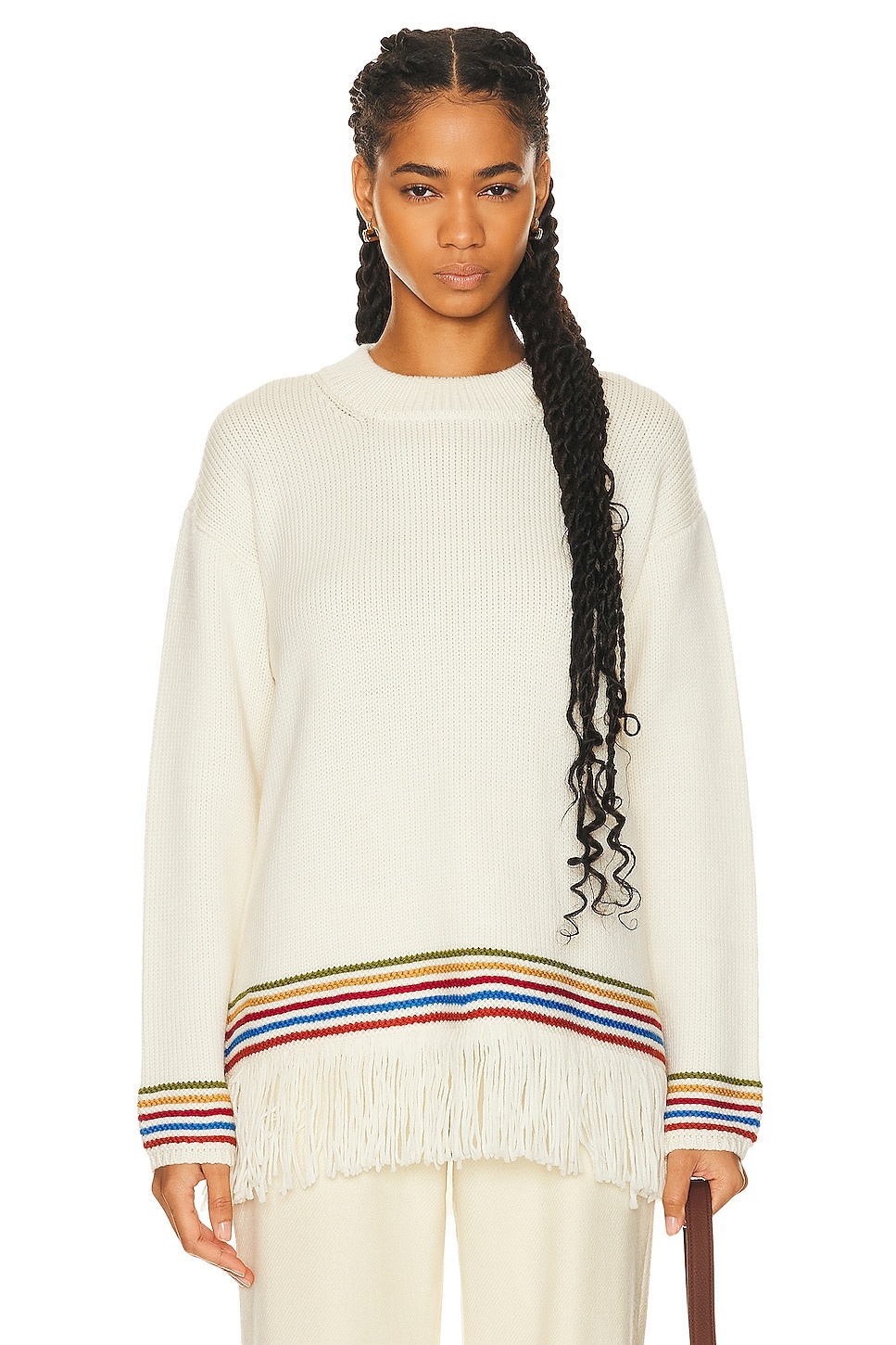 Loop Edge Pullover Sweater - 1